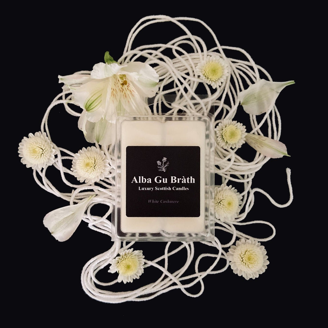 scottish wax melts that smell like fresh linen made by alba gu brath homeware in dunfermline, scotland