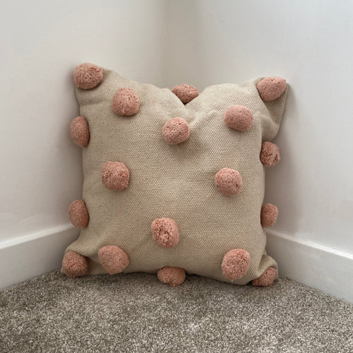 Lorient Square Cushion - Peach - Alba Gu Bràth Homeware