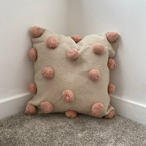 Lorient Square Cushion - Peach - Alba Gu Bràth Homeware